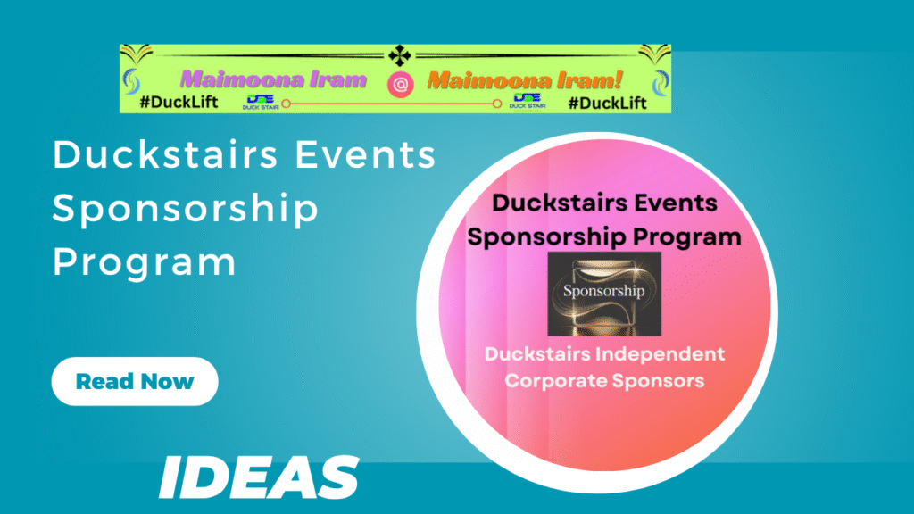 Duckstairs Events Sponsorship Program