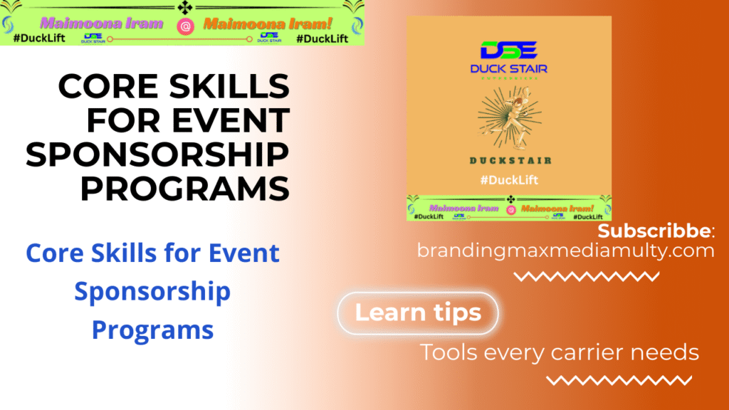 Core Skills for Event Sponsorship Programs