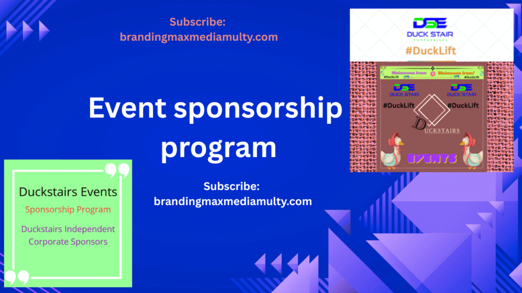 Event sponsorship program
