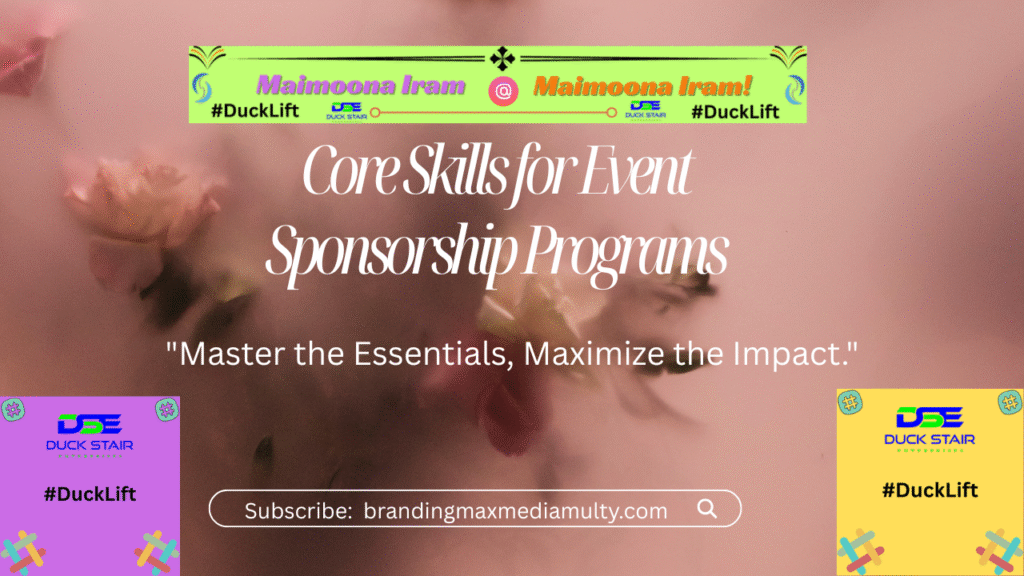 Core Skills for Event Sponsorship Programs